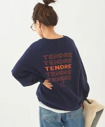 Plage 플라주 les Tendre RAGLAN LOGO 니트