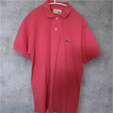 LACOSTE L1212L 반팔 피케 셔츠 핑크 사이즈 3