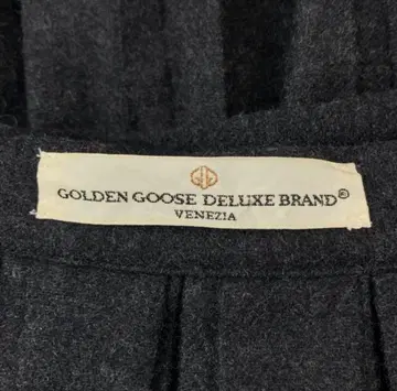 새상품급 중고 ] GOLDEN GOOSE 울 러버 코팅 플리츠 스커트