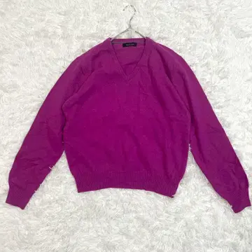 ZARA MAN 자라 니트 V넥 퍼플 M 심플 멋짐 무지