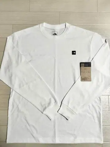 NORTHFACE 긴팔 롱T XL 스몰 박스 로고 NT32441