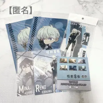괴수 8호 이치카와 레노 캔뱃지 컴플리트 굿즈 세트