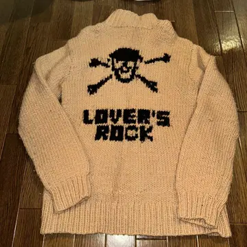 SUPER LOVERS LOVERS ROCK 니트 지퍼 자켓 아우터