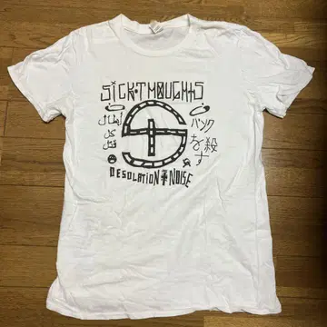 SICK THOUGHTS 밴드 티셔츠 GARAGE PUNK