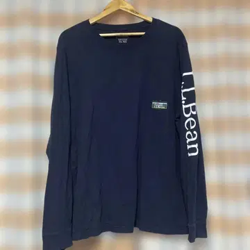 LL.Bean 네이비 롱 슬리브 T셔츠