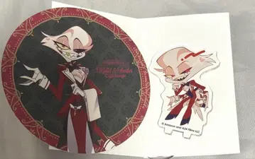 HazbinHtel 엔젤 아크릴 스탠드 코스터