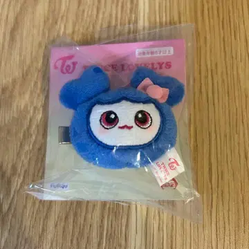 TWICE LOVELYS 봉제 인형 헤어핀 쯔위 GiGO 한정판