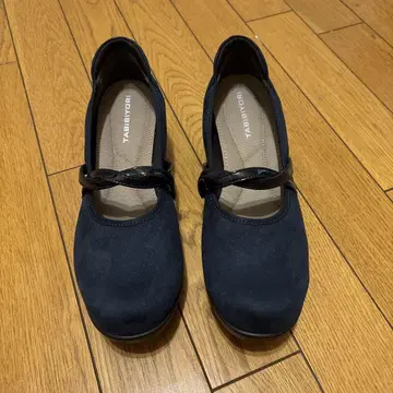 TABIBYORI 네이비 플랫슈즈