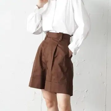 foufou 원턱 하프 팬츠 M