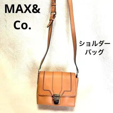 [ 무료배송 ] MAX&Co. 맥스 카멜 가죽 미니 숄더백