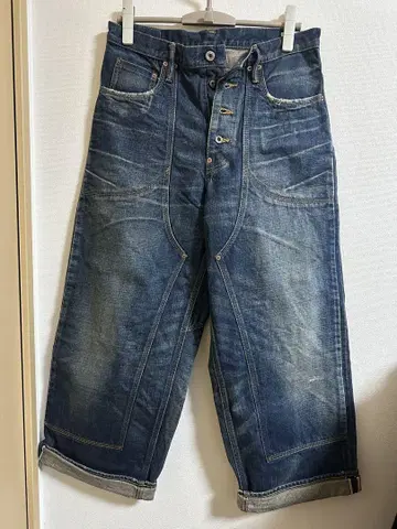 SUGARHILL 슈가힐 22AWPT12 더블니 데님 빈티지