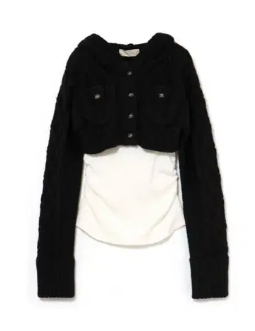 Mary logo cable knit set andmary