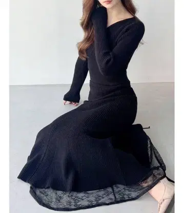 카슈쿨 머메이드 니트 원피스