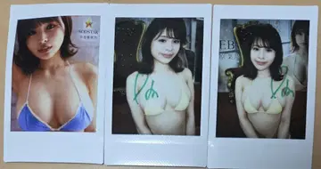 오가사와라 나노 친필 사인 폴라로이드 세트 1