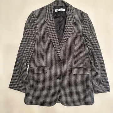 ZARA 테일러드 자켓 브라운 계열