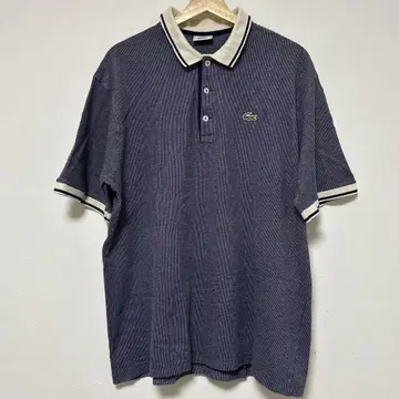 LACOSTE 네이비 피케 셔츠 사이즈 6
