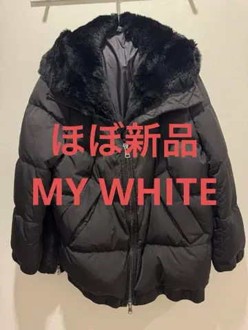 거의 새상품 두지엠 클라세 MY WHITE 다운 자켓