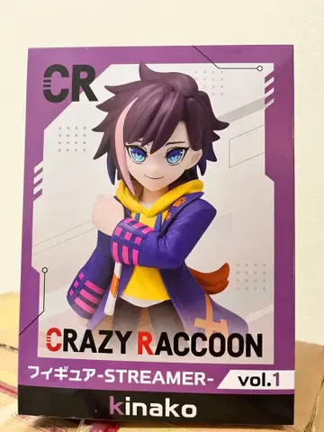 키나코 Crazy Raccoon 피규어 [상자 없음] 1