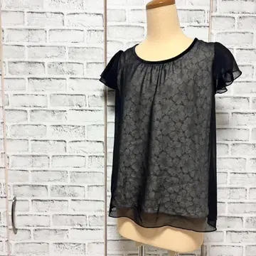 UNTITLED 언타이틀 시어 셔츠 꽃무늬 레이스 블라우스 2