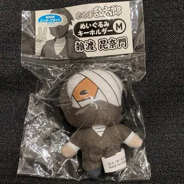 닌타마 란타로 자토 콘나몬 봉제 인형 키링 M 마스코트