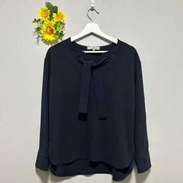 새상품급 Viaggio Blu 블라우스 네이비 M 정가 18,000엔