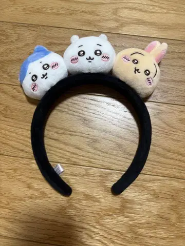 치이카와 파크 캐릭터 봉제 인형 머리띠