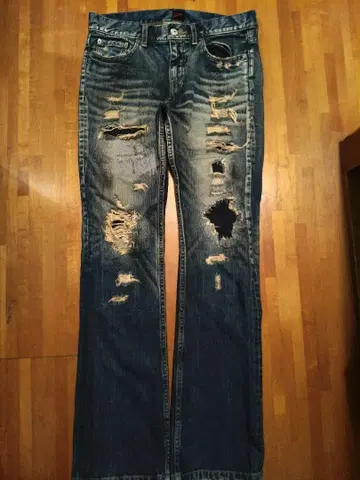 jackrose damaged flare denim archive