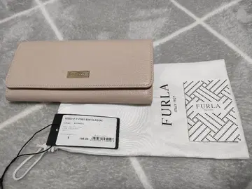 FURLA 장지갑 베이지 (미사용 새상품, 얼룩 있음)