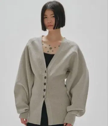 TODAYFUL Waistshape Knit Cardigan L/GRY