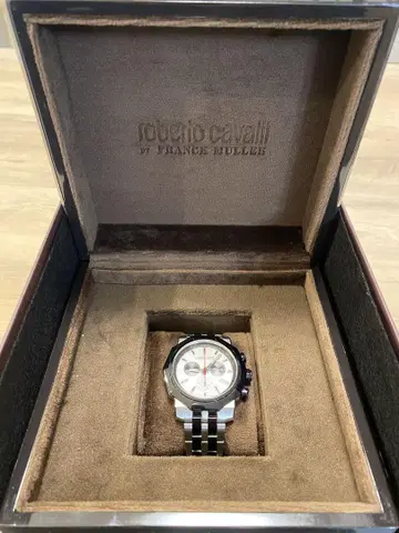 로베르토 카발리 크로노그래프 손목시계