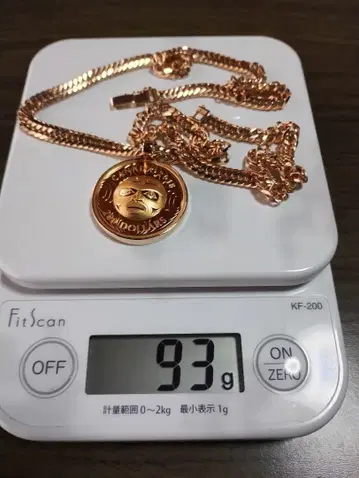 세상에 단 하나뿐인 코인형 펜던트 목걸이 93g