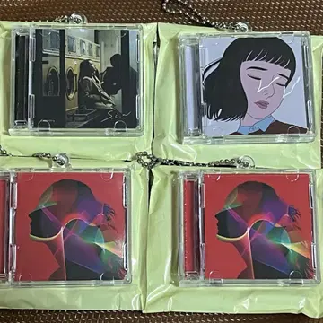 마카로니 연필 CD 키링 세트