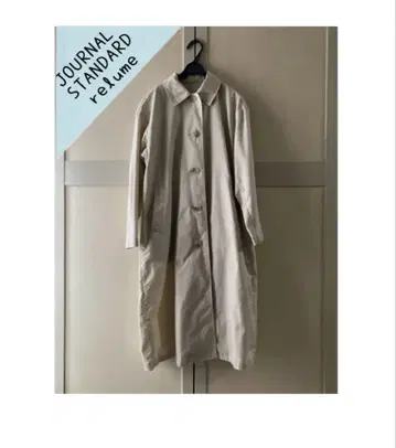 저널 스탠다드 리룸 오가닉 코튼 혼방 스텐카라 코트