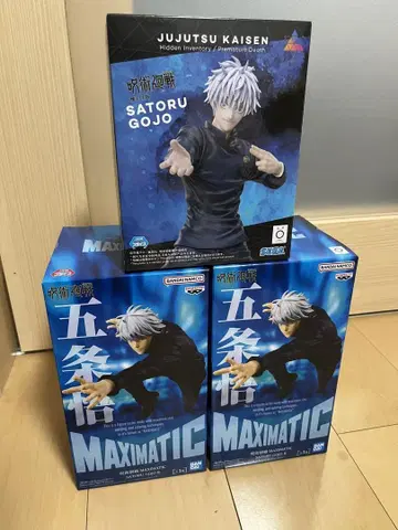 미개봉 새상품 주술회전 고죠 사토루 피규어 3개 묶음 판매