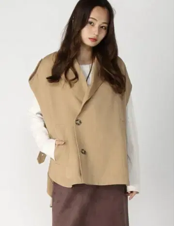 JEANASIS 베이지 트렌치 숏 베스트