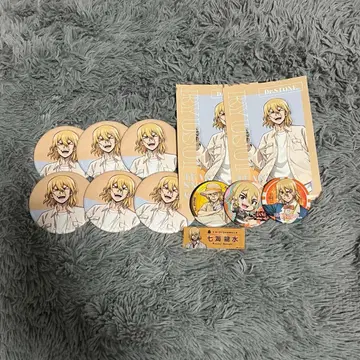 나나미 류스이 굿즈 세트 캔 배지 엽서 네임 배지
