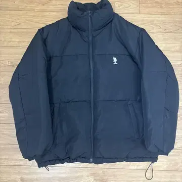 U.S. POLO ASSN. 블랙 다운 자켓 L 사이즈