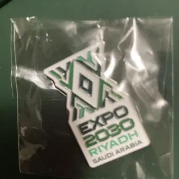 오사카 간사이 만박 사우디아라비아 EXPO 2030 RIYADH 핀 배지
