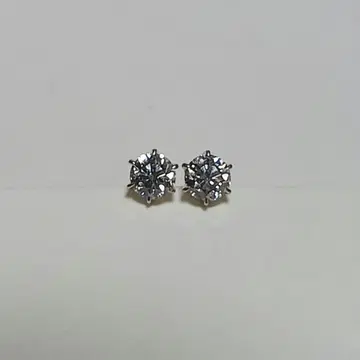 STAR JEWELRY Pt 0.3ct STREAM SETTING 귀걸이