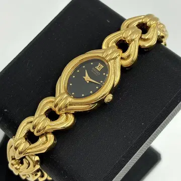 SEIKO 쿼츠 4N00-5949 골드 손목시계 작동 미확인