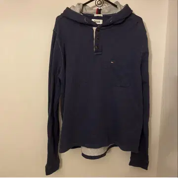 HILFIGER DENIM 네이비 후드 후드티