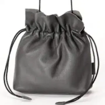 [새상품급] TIDEWAY D LEATHER 복조리 TOTE 숄더 블랙