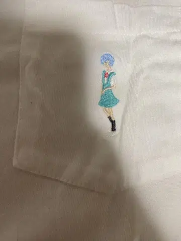 에반게리온 아야나미 레이 자수 에반게리온 팝업스토어