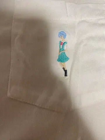 에반게리온 아야나미 레이 자수 에반게리온 팝업스토어