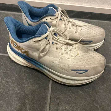 HOKA 러닝화 화이트/블루