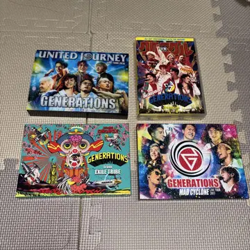 GENERATIONS BluRay DVD 4장 세트