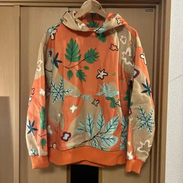 ZARA 플로럴 프린트 후드티 M 사이즈