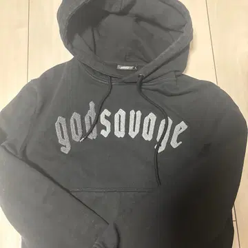 갓세비지 god savage 후드 부착 후드티 블랙