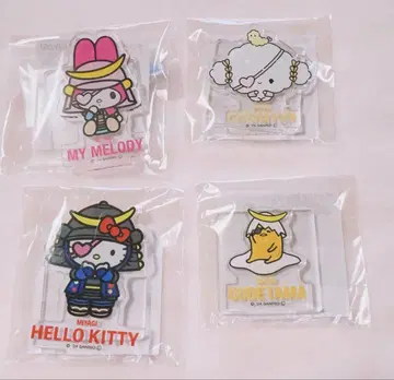 산리오 고토치 미야기 한정판 아크릴 스탠드 4종 세트