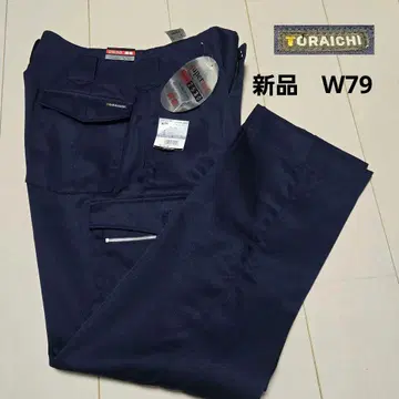 미사용 도라이치 투 턱 파워 팬츠 W79